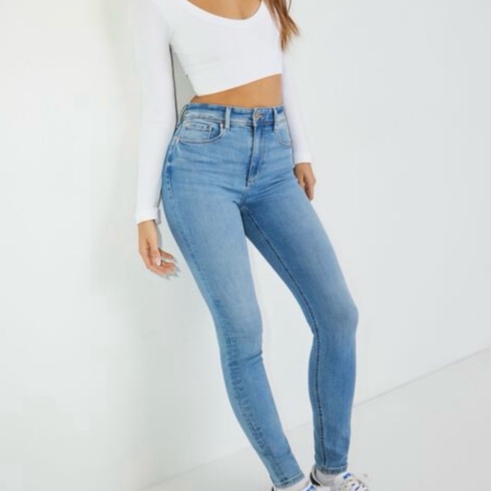 Garage Light Blue Skinny Jeans 24/0